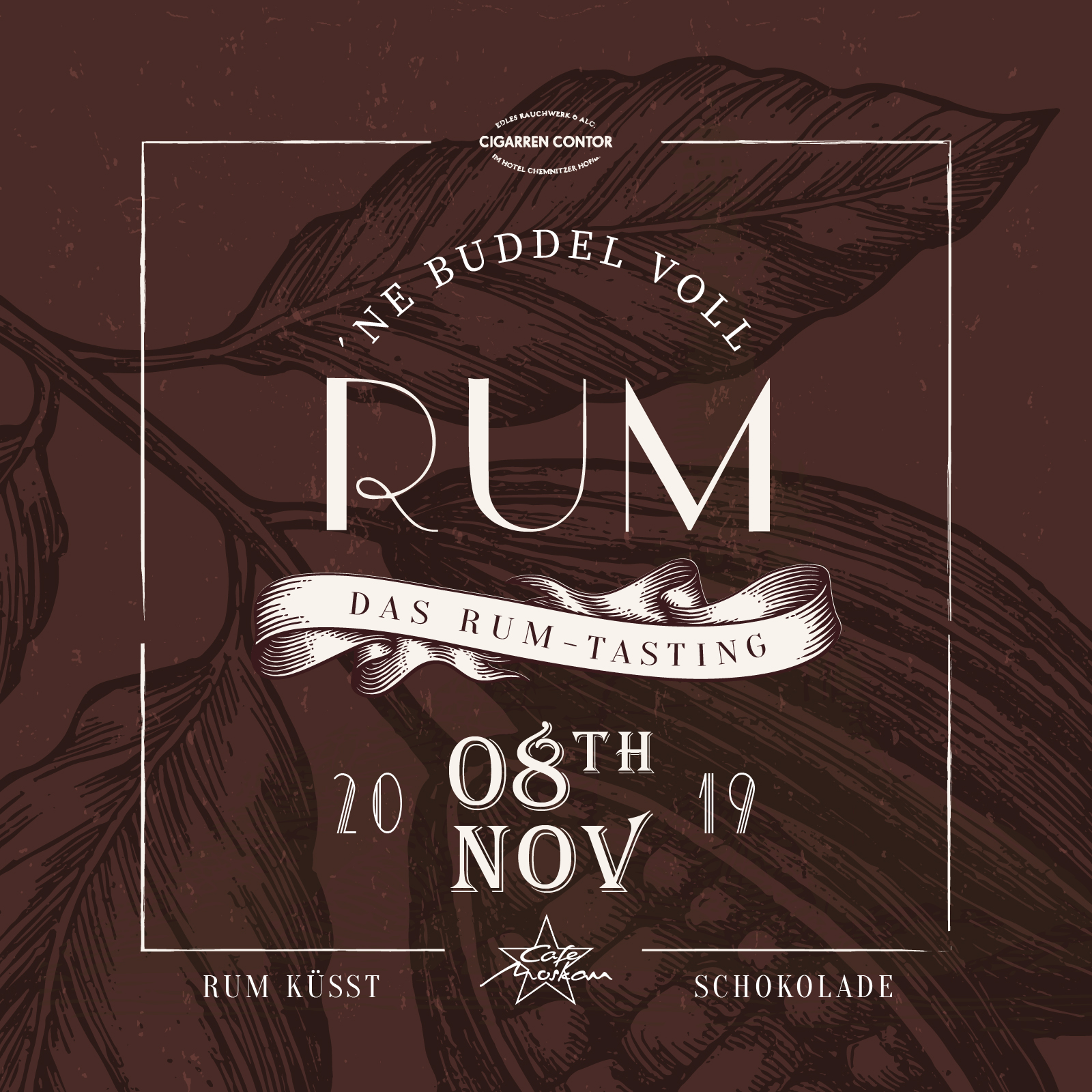 'Ne Buddel voll Rum - Das Rum-Tasting  Angebote Cafe Moskau